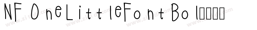 NF OneLittleFont Bol字体转换